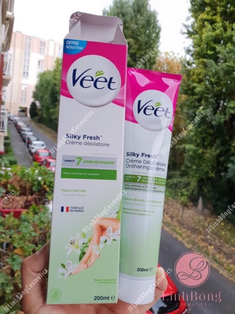 KEM TẨY LÔNG VEET HAIR REMOVAL CREAM SILK & FRESH