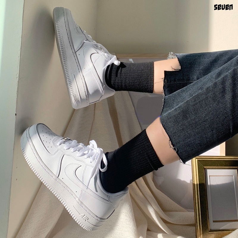 Giày Nike Trắng Air Force 1 - Giày Sneaker AF1 Nam Nữ Thể Thao Cổ Thấp Cao Cấp Full Box Bill | BigBuy360 - bigbuy360.vn