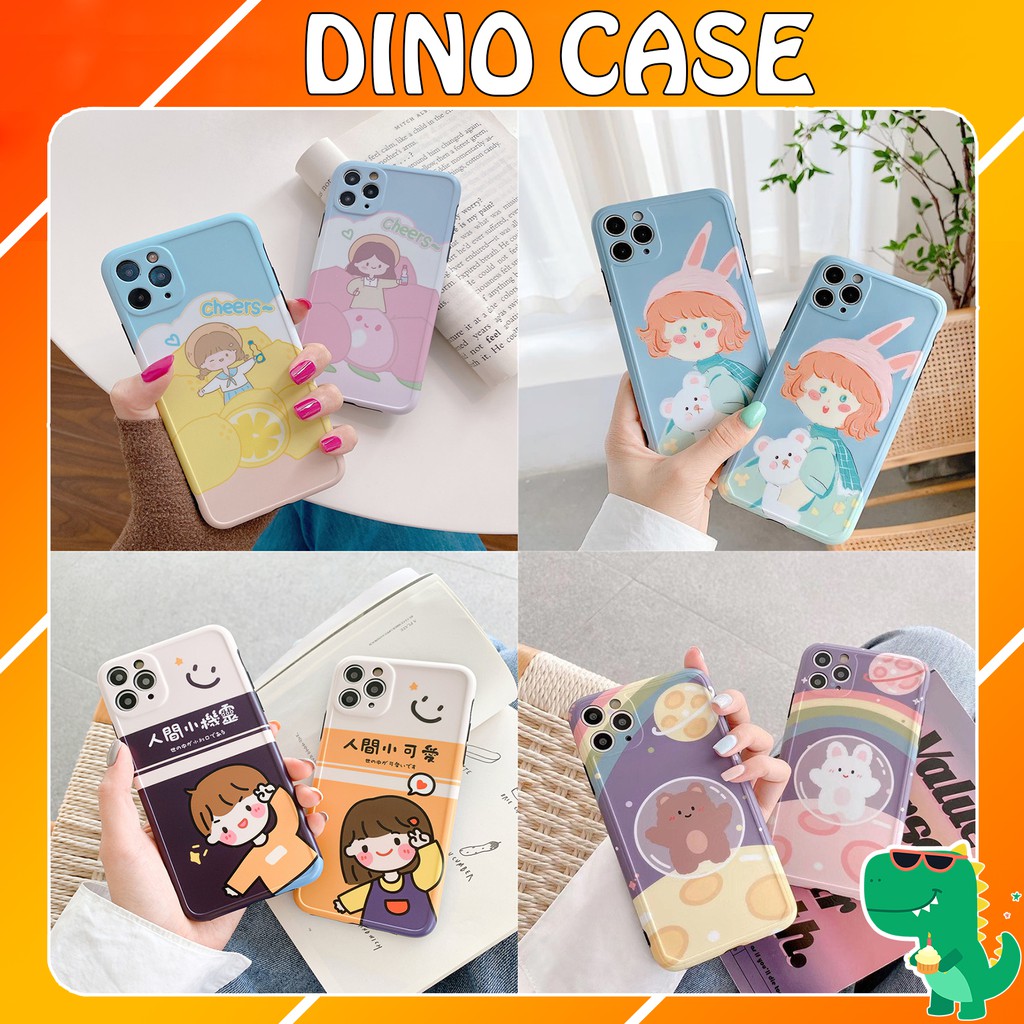 Ốp lưng iphone IMD 2 6/6plus/6s/6s plus/6/7plus/8plus/x/xs/xsmax/11/11pro/11 promax DT06- Dino Case