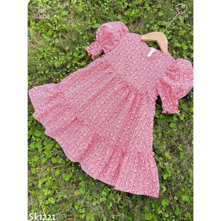Váy webe tay bồng siêu đẹp cho bé