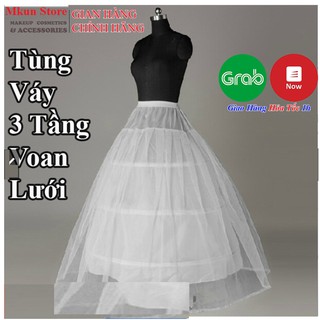 Tùng váy 3 tầng cô dâu