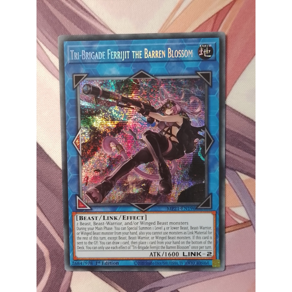 Thẻ Bài Yugioh: Tri-Brigade Ferrijit The Barren Blossom MP21-EN196