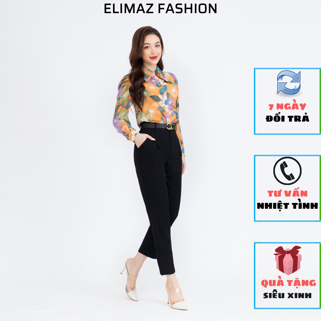 Quần tây âu nữ công sở Elimaz baggy túi phong cách mới EQ21.042 - Hàng mới về