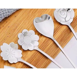 Bộ 8 muỗng cà phê inox kiểu