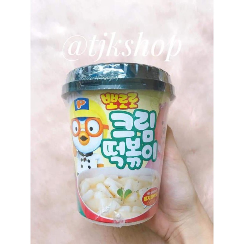 BỘ SƯU TẬP BÁNH GẠO TOKBOKKI PORORO PINK ROCKET EATS ON