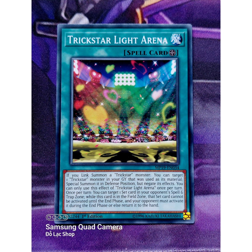 Thẻ Bài Yugioh Spell Trickstar Light Arena - FLOD-EN054 - Rare