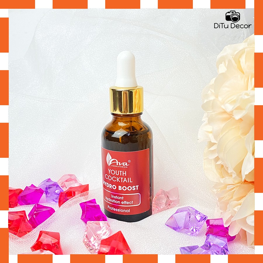 Set 10 viên đá giả - viên mini 4 màu trong suốt - DiTu Decor