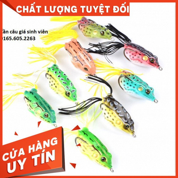 [Siêu Rẻ] Nhái hơi câu lure có đuôi dây [DBDSHOP]