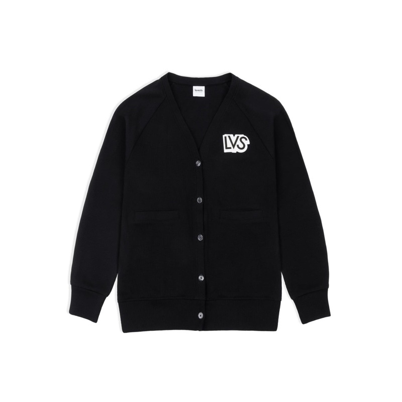 LEVENTS® RIB KNIT CARDIGAN / Black