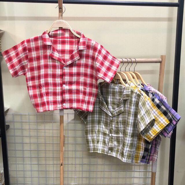 [VIDEO ẢNH THẬT] HOT TREND Áo kẻ cổ véc nhiều màu siêu xinh AKV73 | BigBuy360 - bigbuy360.vn