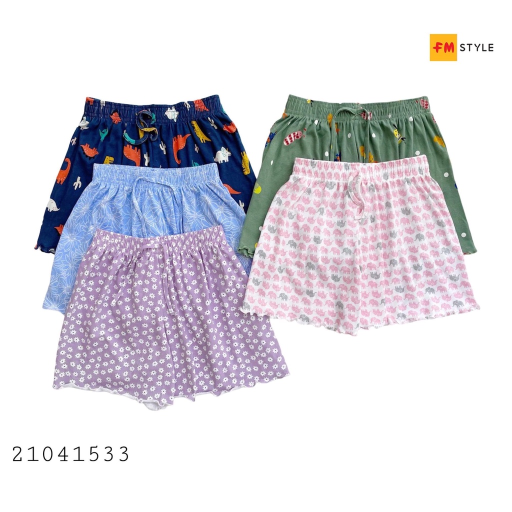 Quần short nữ mặc nhà họa tiết kitty - BeeCy  màu ngẫu nhiên freesize dưới 60 Kg mã QH02