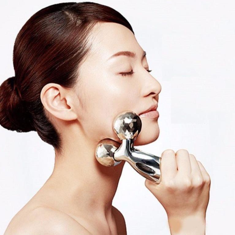 Cây lăn massage mặt cầm tay 3D giúp nâng cơ mặt