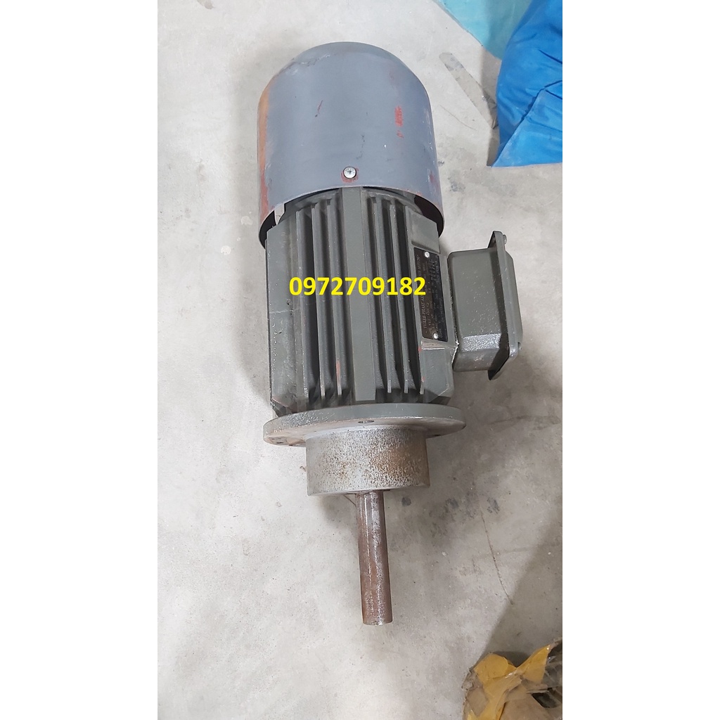 Moto chế máy phay nhôm thay dao nhanh - Moto điện lắp máy phay đố nhôm 3kw