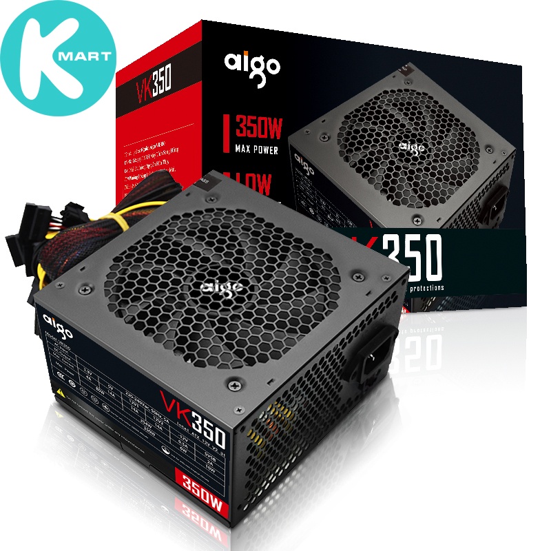 BỘ NGUỒN MÁY TÍNH AIGO MODEL VK350-350W - Hàng Chính Hãng.