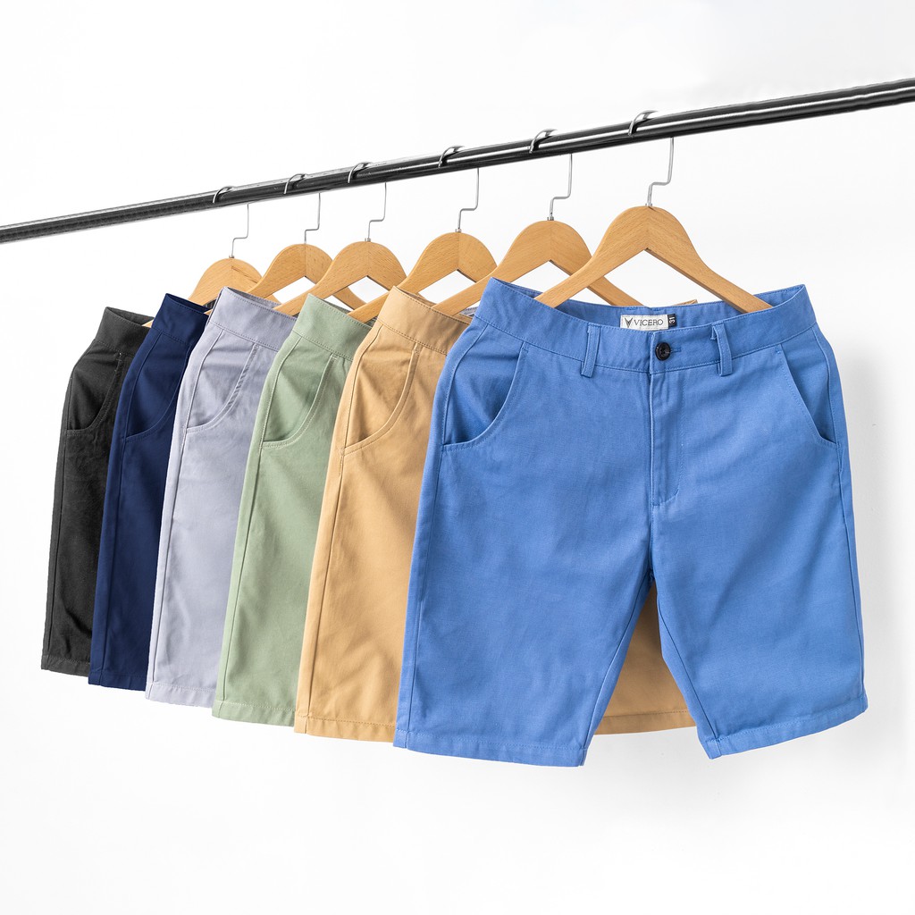 [Mã FAMALLT5 giảm 15% đơn 150K] Quần Đùi Nam Cao Cấp Chất Kaki Thương Hiệu VICERO | BigBuy360 - bigbuy360.vn