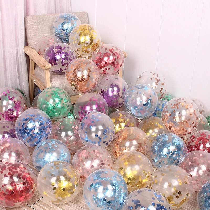 Bong Bóng Kim Sa Lấp Lánh Trang Trí Tiệc