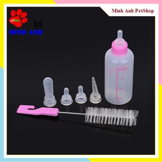 Bình Sữa Cho Chó Mèo Sơ Sinh - 60ML VÀ 150ML