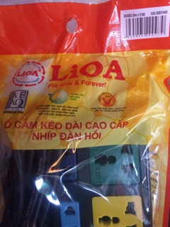 Ổ Cắm 6 LiOA 5m Dây 2 Lõi