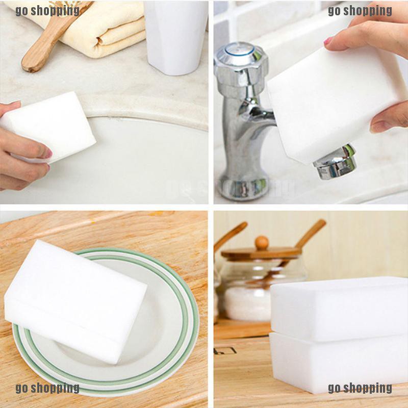 {go shopping}10PCS Cleaning Magic Sponge Eraser Melamine Cleaner Multi-functional Foam