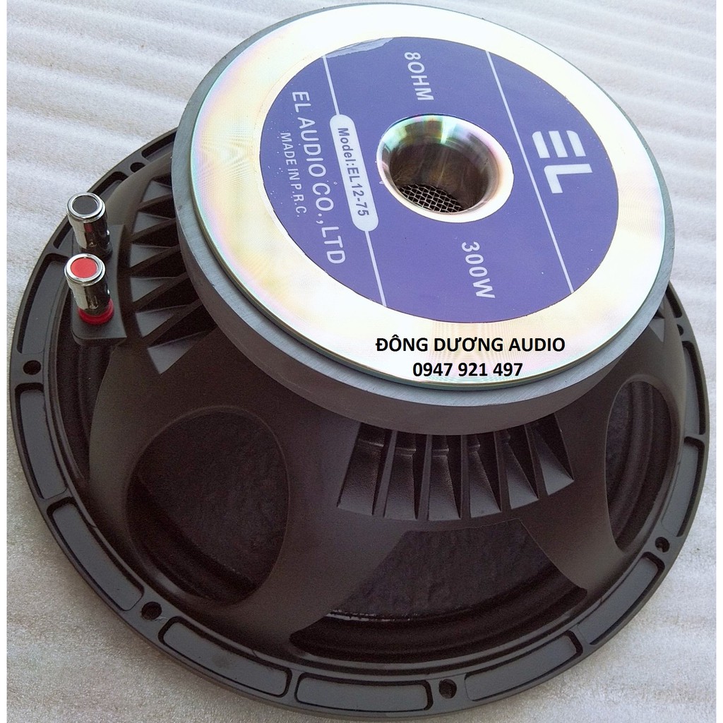 LOA BASS 3 TẤC EL AUDIO 170 - 76 MÀNG TẨM DẦU - XƯƠNG NHÔM - GIÁ 1 CẶP - HÀNG CHINA