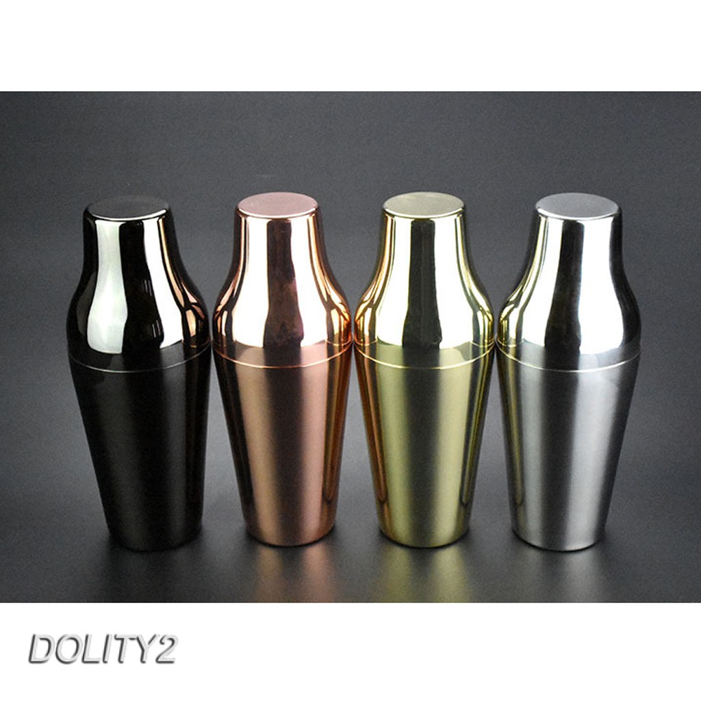 Bình Lắc Cocktail Bằng Thép Không Gỉ Màu Bạc 2 Cái