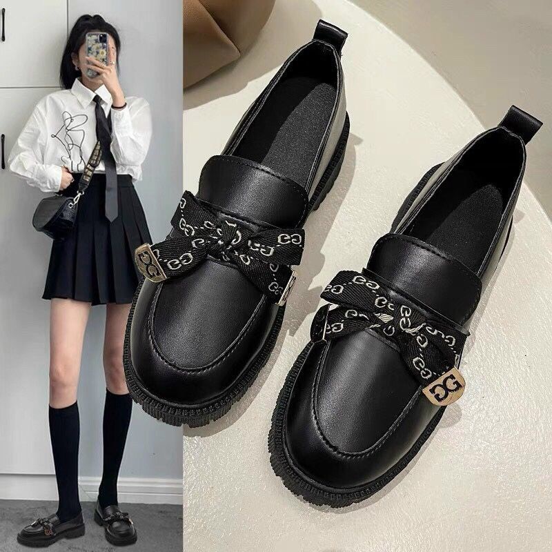 Giày moca nơ gucci