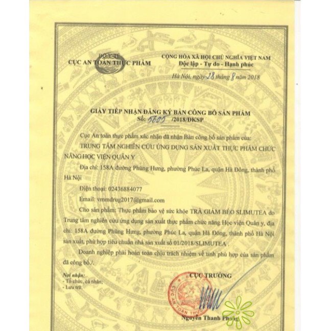 Trà Giảm Béo Slimutea