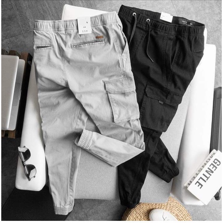BIGSIZE - Quần kaki BB - Boiz dài túm jogger nam bigsize 70 - 130kg form lim