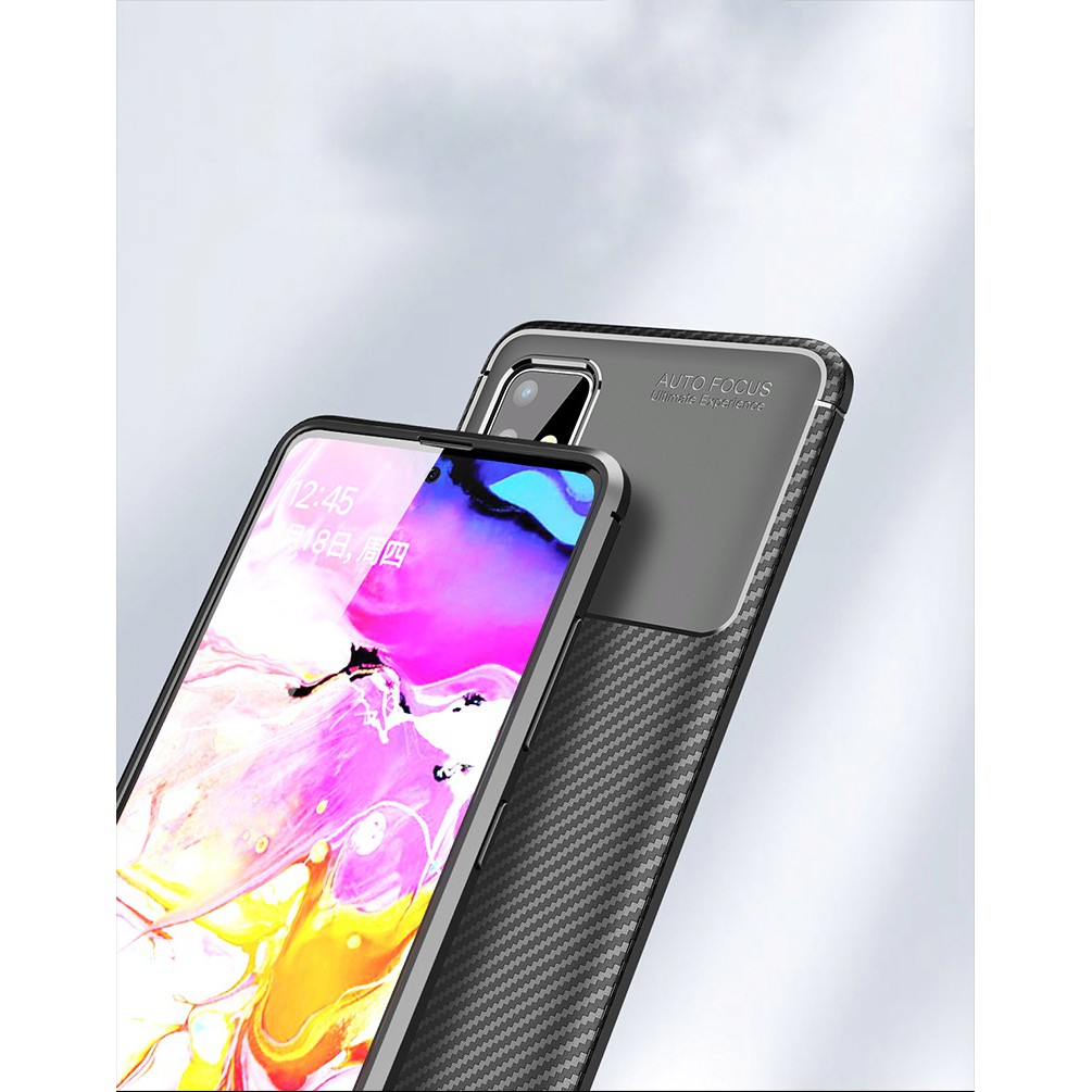 Ốp lưng Samsung  A51 FREESHIP Từ 50k chống sốc Auto Focus vân Rằn Ri siêu bền chống mồ hôi 2