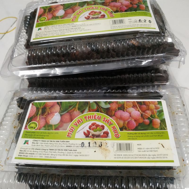 cơm vải thiều sấy khô - 100g - nấu nước sâm, nấu chè