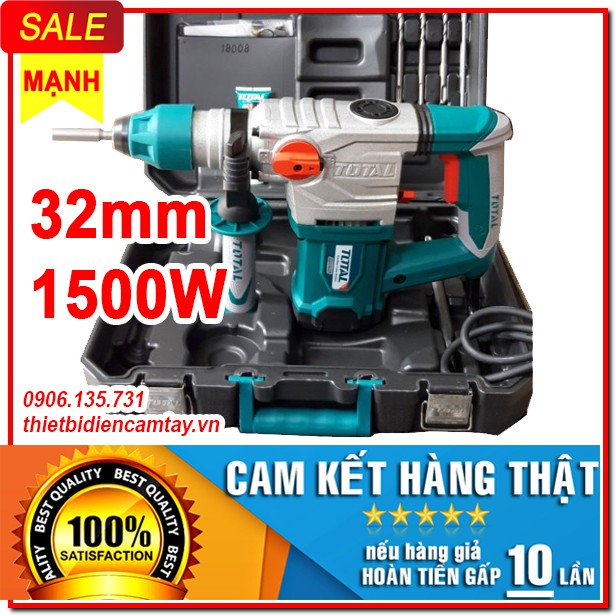 Máy khoan đục bê tông Total TH115326 1500W 32mm