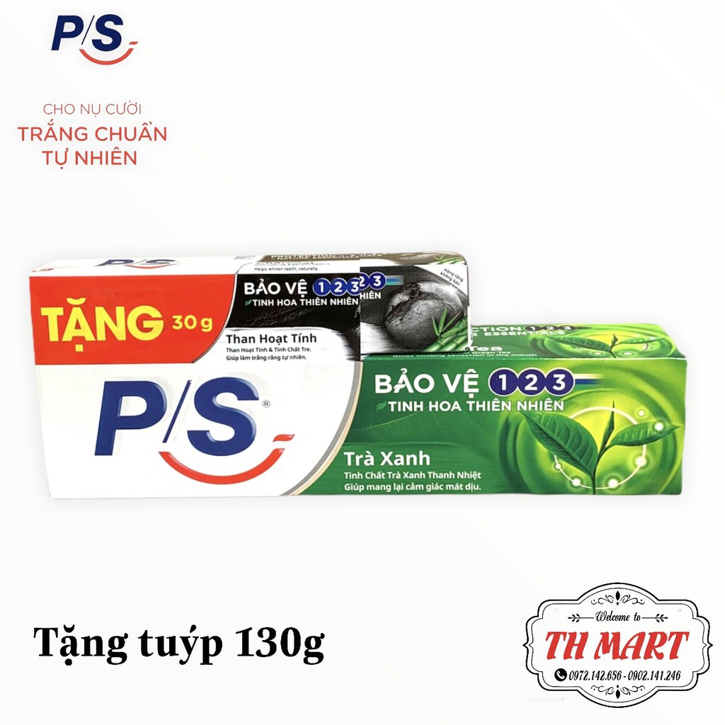 kem đánh răng p/s bảo vệ 123 tinh hoa thiên nhiên - đủ loại tuýp 180g ( Tặng )