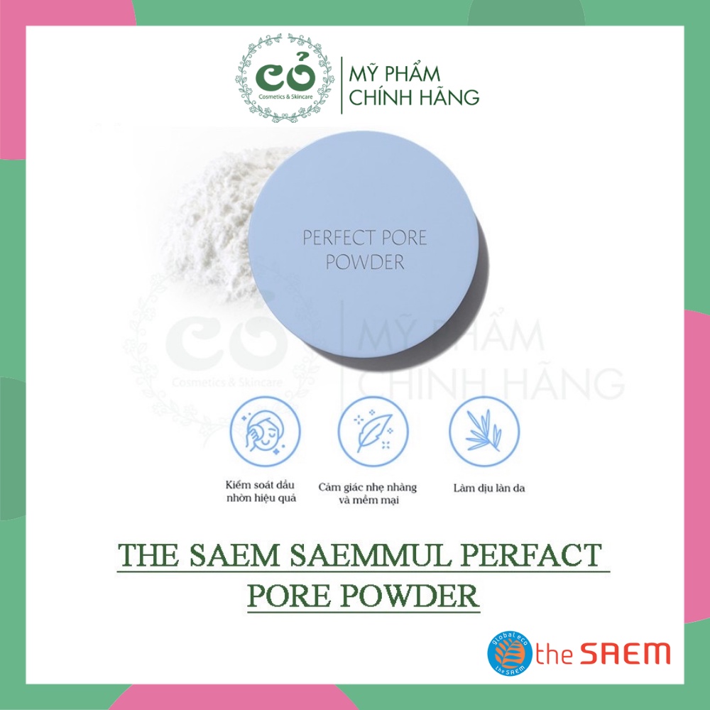 Phấn Phủ Dạng Bột Kiểm Soát Nhờn The Saem Saemmul Perfect Pore Powder 5g