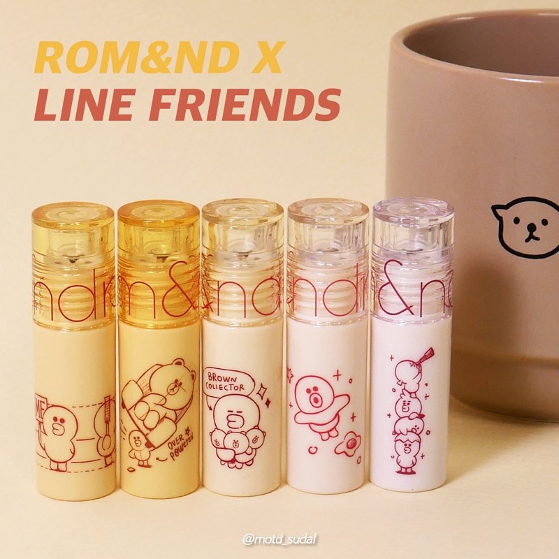 Son tint Romand x Line Friends Juicy Lasting Tint Mini 2g