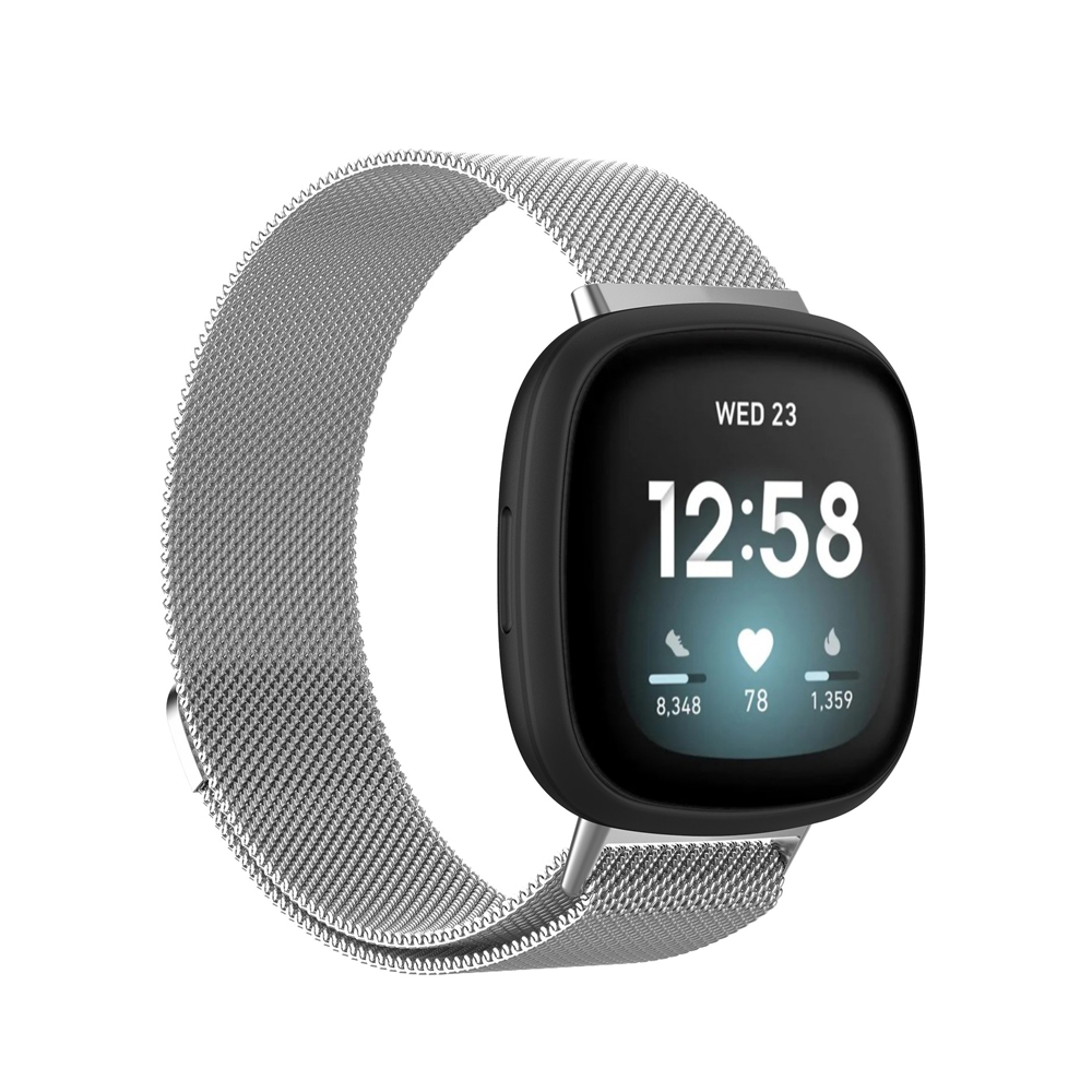 Dây Đeo Inox Milanese Khóa Nam Châm Cho Đồng Hồ Thông Minh Fitbit Versa 3 / Fitbit Sense / Versa3