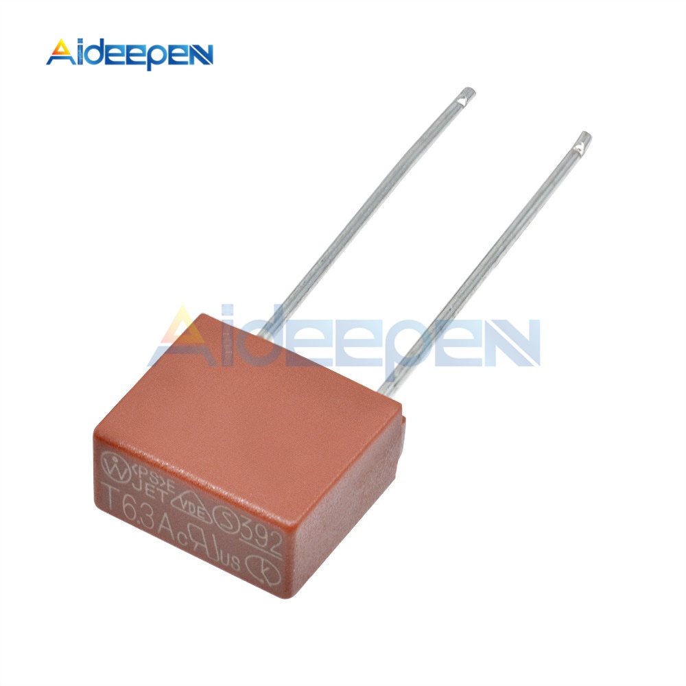 Set 50 Cầu Chì Nhựa 1A 2A 3.15A 4A 5A 6.3A 250V 392 T1A T2A T3.15A Chuyên Dụng