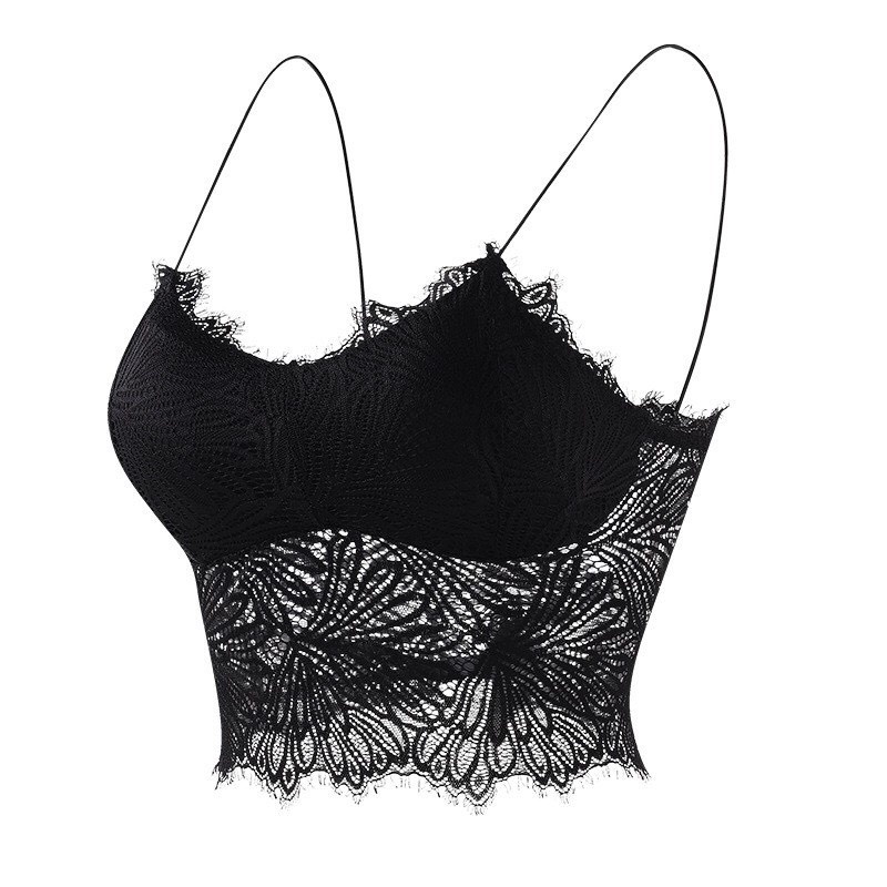 Áo Lót Bra Ren 2 Dây Cao Cấp Dáng Lửng Sexxy Nâng Ngực AL25