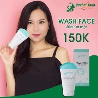 Sữa rửa mặt trắng da ngừa mụn, ít bọt Quyên Lara 100ml