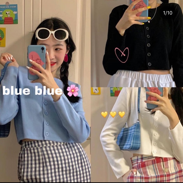 Áo croptop 4 màu