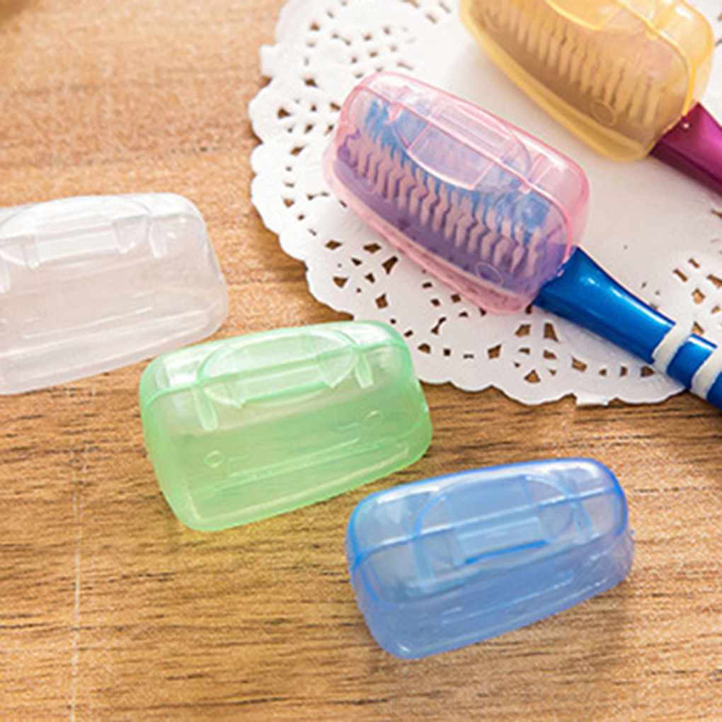 Set 5 vỏ bọc đầu bàn chải đánh răng du lịch nhỏ gọn tiện lợi