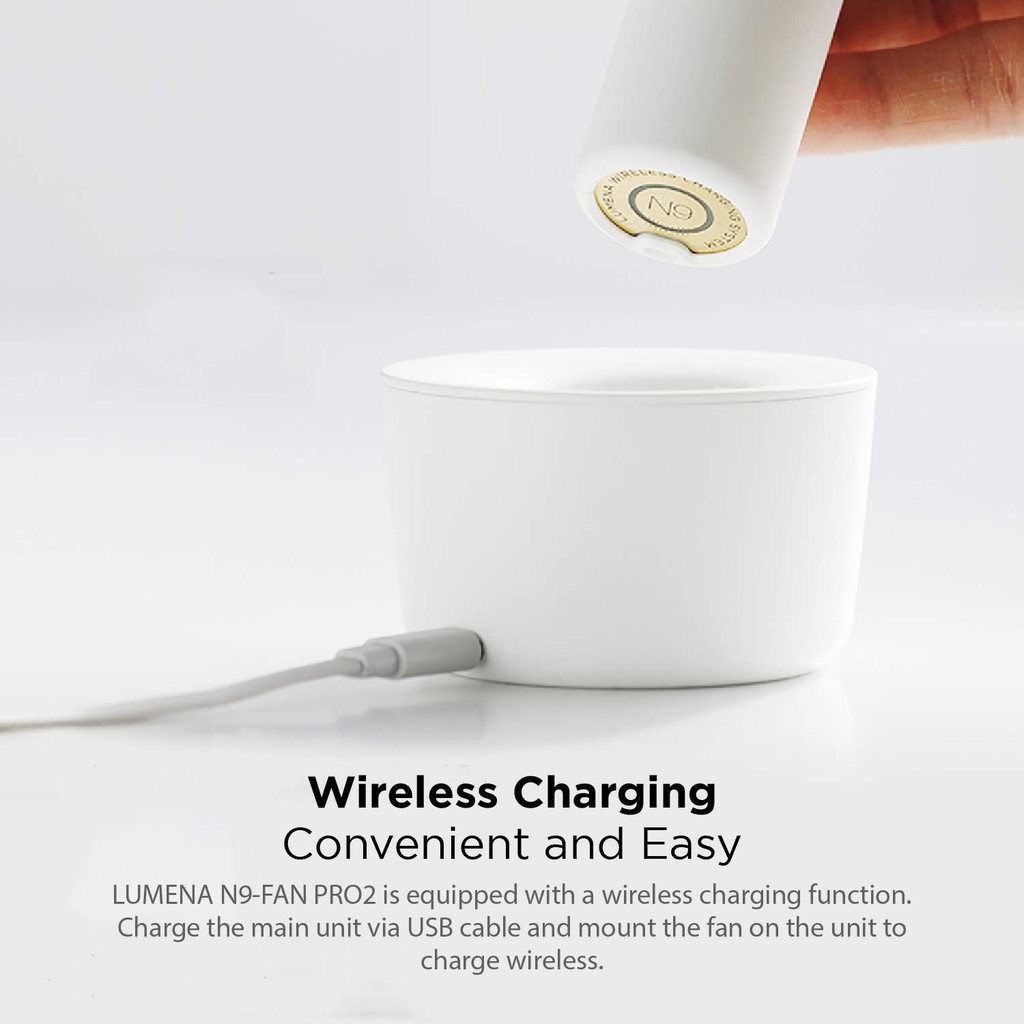 Quạt sạc cầm tay cao cấp Ringke LUMENA N9-FAN PRO 2