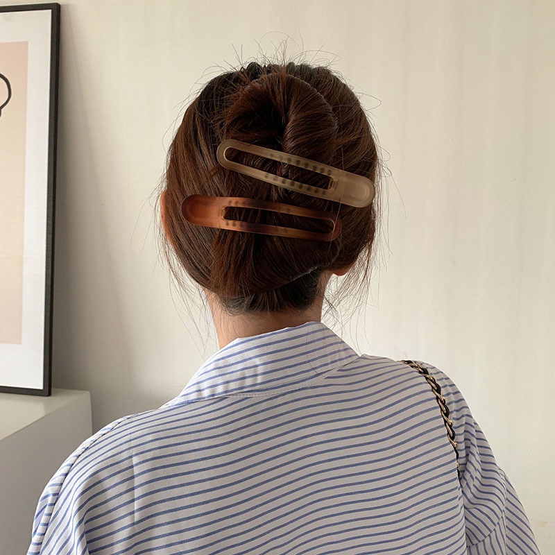 Kẹp Tóc Mỏ Vịt Lớn Phong Cách Hàn Quốc Cho Nữ