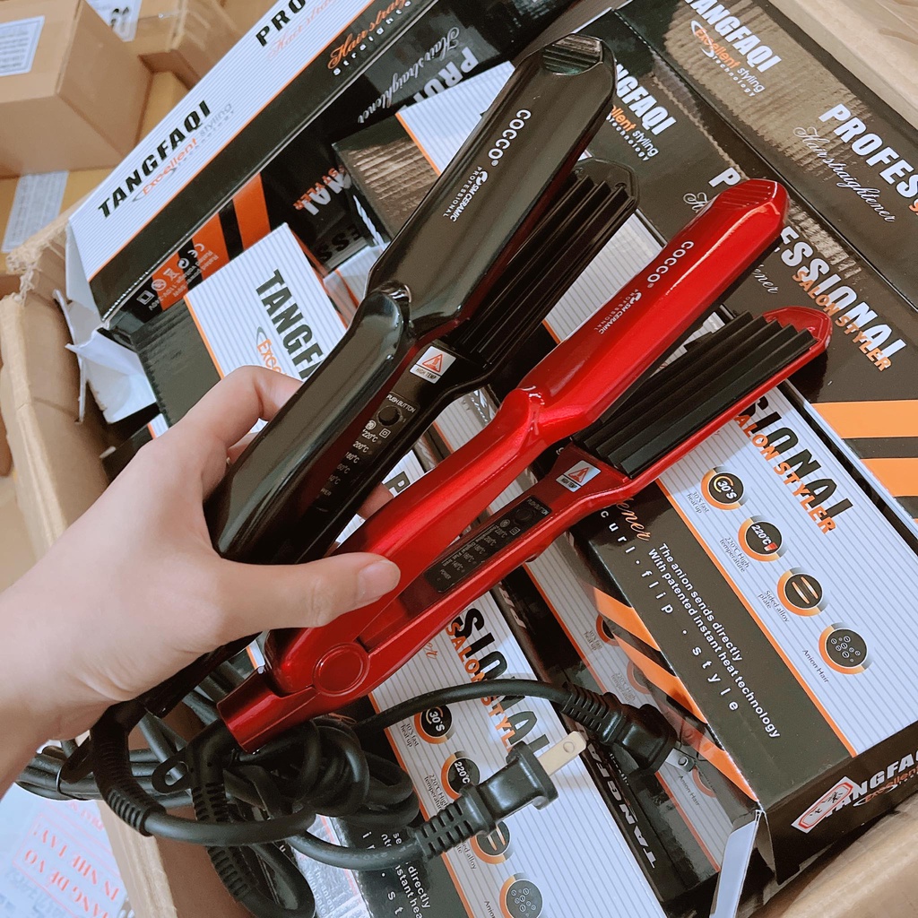 Máy Dập Xù Co Co tạo phồng chân tóc Bấm XÙ bản lớn Cao Cấp tạo mẫu tóc cá nhân cho đến chuyên nghiệp