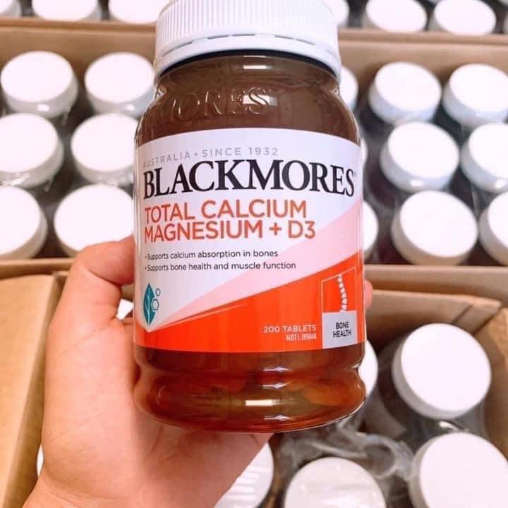 Viên Uống Blackmores Total Calcium &amp; Magnesium + D3 200 Viên Bổ Sung Canxi,Magiê và D3, Hỗ Trợ Xương Khớp