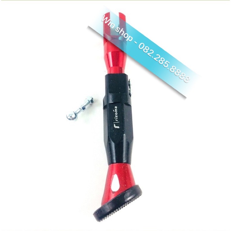 Chân chống nhôm nguyên khối CNC, phù hợp nhiều loại xe