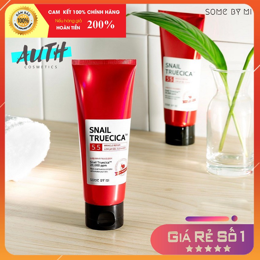 Sữa rửa mặt dịu nhẹ tái tạo da Some By Mi Snail Truecica ốc sên 100ml Auth Hàn Quốc