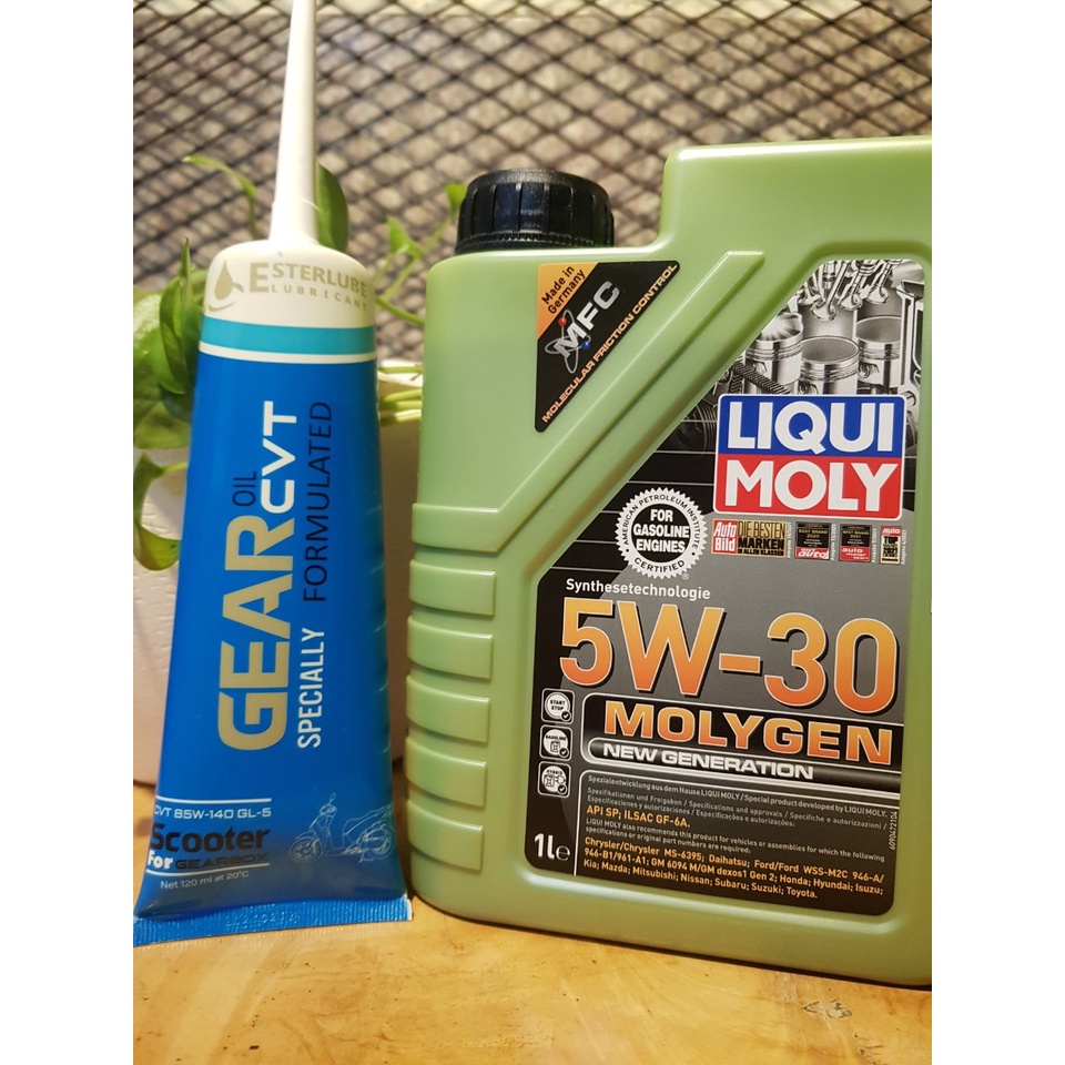 [Hot hot.. quà tặng sôc] nhớt liqui 5w30, nhớt cao cấp liqui moly tặng ngay nhớt hộp số cao cấp CVT