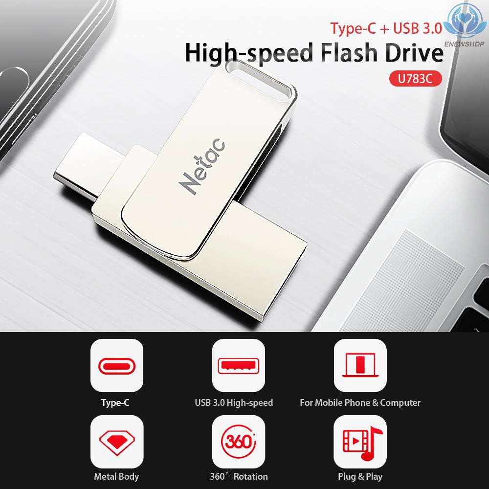 Ổ Đĩa U783C Type C + Hai Cổng Usb Cho Điện Thoại Di Động