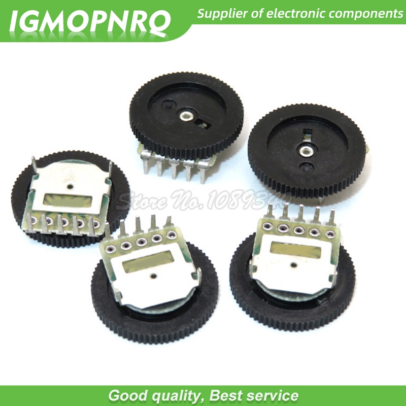 10 Chiết Áp Bánh Răng B102 B103 B203 B503 B1K B10K B20K B50K 3Pin / 5Pin 16 * 2mm