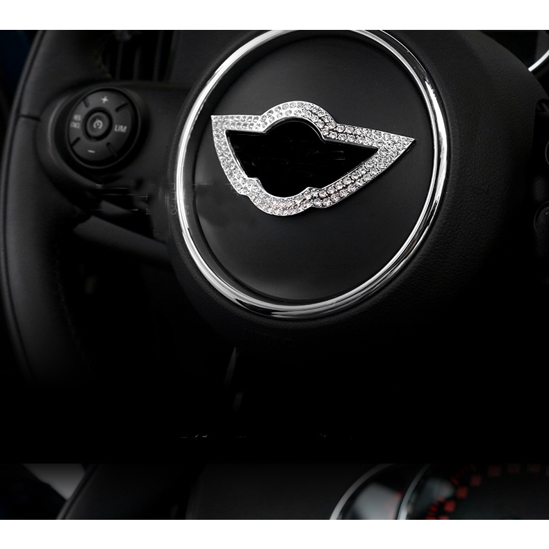 1 x Miếng Dán Kim Loại MINI Trang Trí Vô Lăng Xe Hơi BMW COOPER CLUBMAN COUNTRYMAN